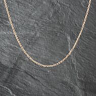 Pre-Owned 9ct Yellow Gold 18 Inch Rope Chain 41021573