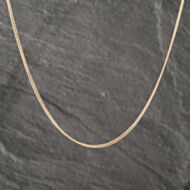 Pre-Owned 9ct Yellow Gold 18 Inch Curb Chain 41021579