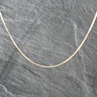 Pre-Owned 9ct Yellow Gold Flat 16-18 Inch Herringbone Chain 41021584