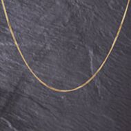 Pre-Owned 9ct Yellow Gold 18 Inch Curb Chain 41021660