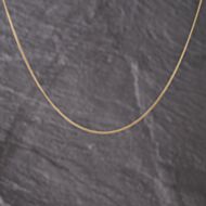 Pre-Owned 9ct Yellow Gold 16 Inch Curb Chain 41021676