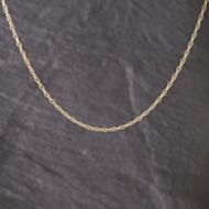 Pre-Owned 9ct Yellow Gold 16 Inch Prince Of Wales Chain 41021681