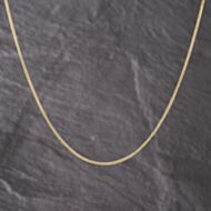 Pre-Owned 9ct Yellow Gold 20 Inch Spiga Chain 41021682