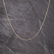 Pre-Owned 9ct Yellow Gold 19 Inch Spiga Chain 41021683