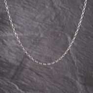 Pre-Owned 9ct White Gold 18 Inch Belcher Chain 41021685