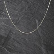Pre-Owned 9ct White Gold 16 Inch Spiga Chain 41021693