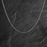 Pre-Owned 18ct White Gold Fine 20 Inch Curb Chain 41021695