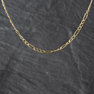 Pre-Owned 9ct Yellow Gold 18 Inch Figaro Chain 41021718