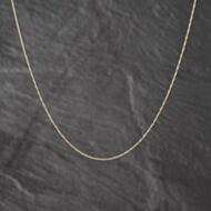 Pre-Owned 9ct Yellow Gold 18 Inch Hayseed Chain 41021730