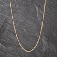 Pre-Owned 9ct Yellow Gold 17 Inch Curb Chain 41021739