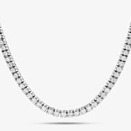 Pre-Owned 18ct White Gold 11.00ct Brilliant Cut Diamond 20 Inch Collarette Necklace 41041087