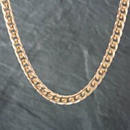 Pre-Owned 9ct Yellow Gold Patterned 16 Inch Curb Chain 41041158