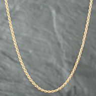 Pre-Owned 9ct Yellow Gold 28 Inch Rope Chain 41041331