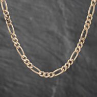 Pre-Owned 9ct Yellow Gold 20 Inch Figaro Chain 41041397