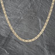 Pre-Owned 9ct Yellow Gold Fancy Flat Figure Of Eight 18 Inch Chain 41041435