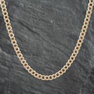 Pre-Owned 9ct Yellow Gold Fancy 24 Inch Curb Chain 41041453
