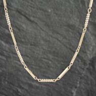 Pre-Owned 9ct Yellow Gold Twist 30 Inch Bar Chain 41041517