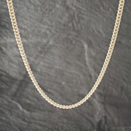 Pre-Owned 9ct Yellow Gold 22 Inch Curb Chain 41041550
