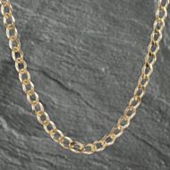 Pre-Owned 9ct Yellow Gold 24 Inch Curb Chain 41041556