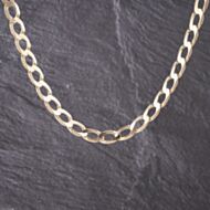 Pre-Owned 9ct Yellow Gold 22 Inch Curb Chain 41041557