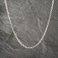 Pre-Owned 9ct Rose Gold 25 Inch Belcher Chain 41041566