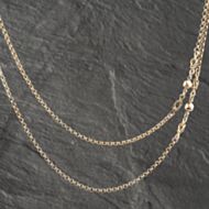 Pre-Owned Vintage Yellow Gold Fancy Guard 54 Inch Belcher Chain 41041568