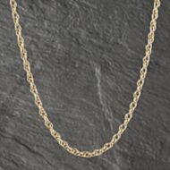 Pre-Owned 9ct Yellow Gold 22 Inch Prince Of Wales Chain 41041569