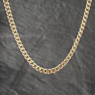 Pre-Owned 9ct Yellow Gold 17 Inch Curb Chain 41041597