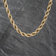 Pre-Owned 9ct Yellow Gold 17 Inch Rope Chain 41041607
