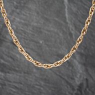 Pre-Owned 9ct Yellow Gold 28 Inch Prince Of Wales Chain 41041616