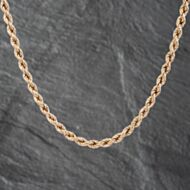 Pre-Owned 9ct Yellow Gold 24 Inch Rope Chain 41041617