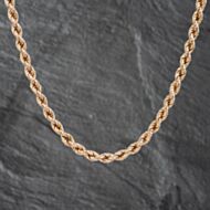 Pre-Owned 9ct Yellow Gold 24 Inch Rope Chain 41041624