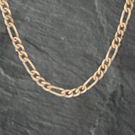 Pre-Owned 9ct Yellow Gold 22 Inch Figaro Chain 41041636