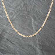 Pre-Owned 9ct Yellow Gold Solid 18 Inch Rope Chain 41041646