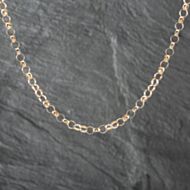 Pre-Owned 9ct Yellow Gold Round Link 22 Inch Belcher Chain 41041685