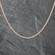 Pre-Owned 9ct Yellow Gold 18 Inch Spiga Chain 41041687