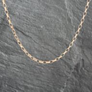 Pre-Owned 9ct Yellow Gold Filed 28 Inch Belcher Chain 41041698