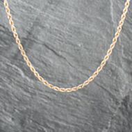 Pre-Owned 9ct Yellow Gold Solid 20 Inch Rope Chain 41041708