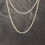 Pre-Owned Vintage Rose Gold Guard 54 Inch Belcher Chain 41041717