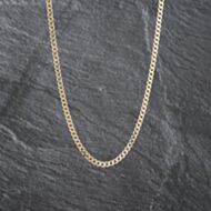 Pre-Owned 9ct Yellow Gold 20 Inch Curb Chain 41041720