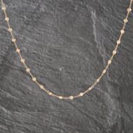 Pre-Owned 18ct Rose Gold Diamond 26 Inch Belcher Chain 41041727