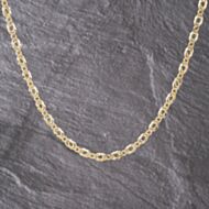 Pre-Owned 9ct Yellow Gold Fancy 24 Inch Curb Chain 41041735