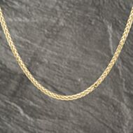 Pre-Owned 9ct Yellow Gold 20 Inch Spiga Chain 41041737