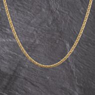 Pre-Owned 9ct Yellow Gold 18 Inch Fancy Chain 41041750