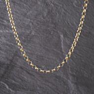 Pre-Owned 9ct Yellow Gold 18 Inch Belcher Chain 41041754