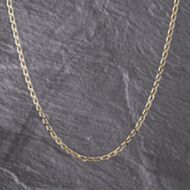 Pre-Owned 9ct Yellow Gold 24 Inch Curb Chain 41041758