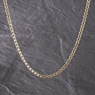 Pre-Owned 9ct Yellow Gold 24 Inch Curb Chain 41041759