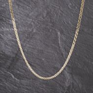Pre-Owned 9ct Yellow Gold Double 28 Inch Curb Chain 41041760