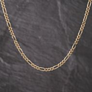 Pre-Owned 9ct Yellow Gold 20 Inch Figaro Chain 41041763