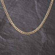 Pre-Owned 9ct Yellow Gold 18 Inch Curb Chain 41041765